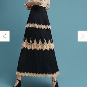 Maeve Tiered Lace Maxi Skirt